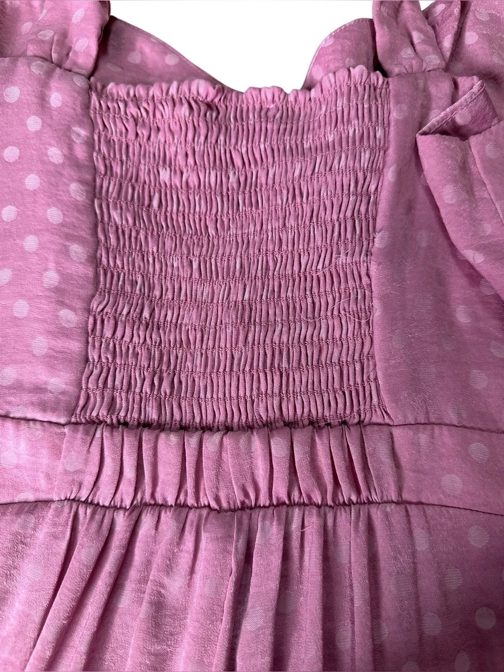 Show Me Your Mumu Women’s Brighton Jumpsuit. Size Medium l. Pink Polka Dots